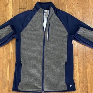 Mens Athletic Zip Up Size Small